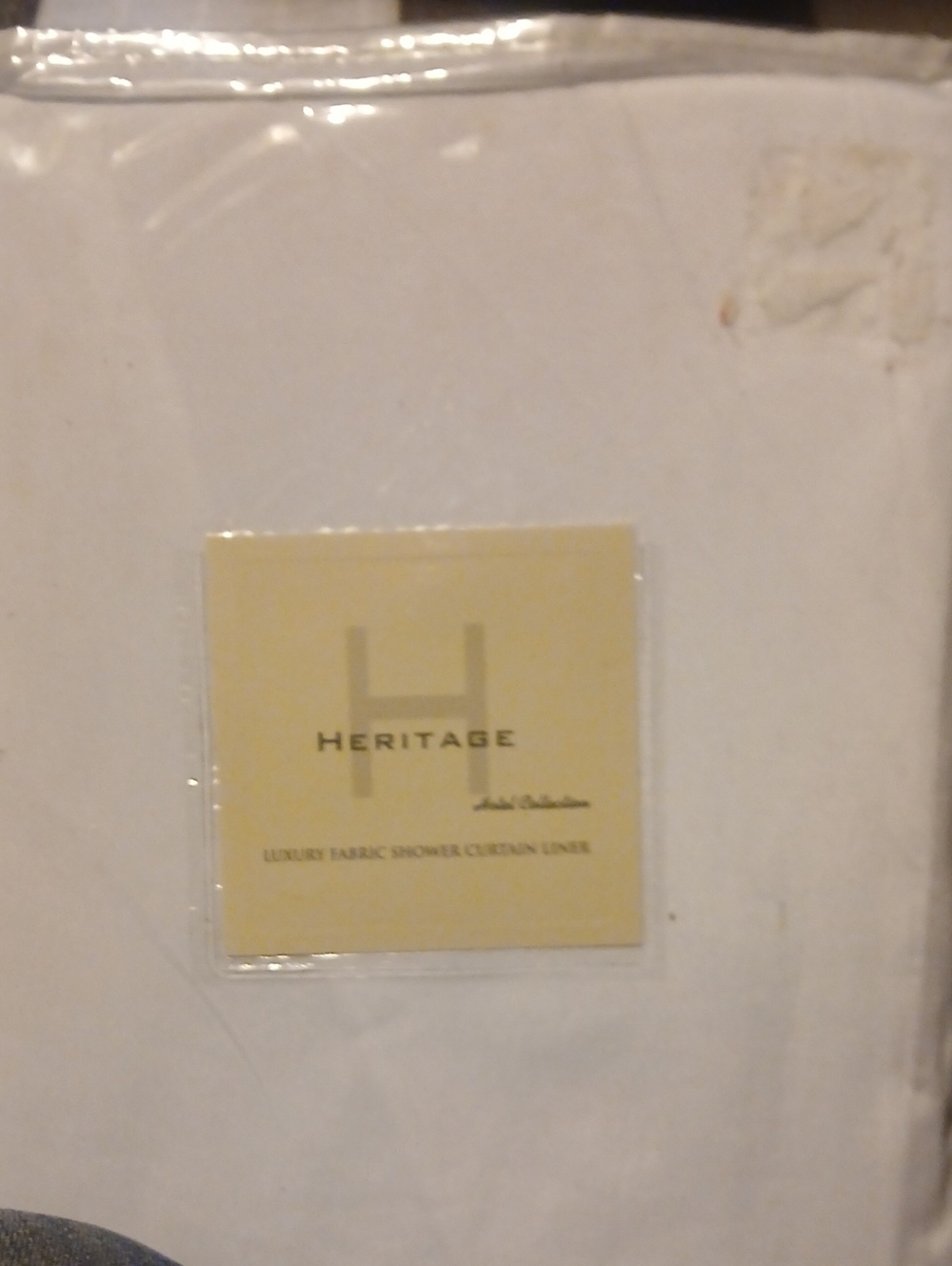 Heritage Luxury Fabric Shower Curtain This is from they're Hotel Collection i